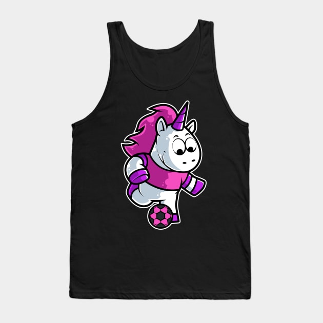 Magical Unicorn Football Game Team Sports graphic Tank Top by theodoros20